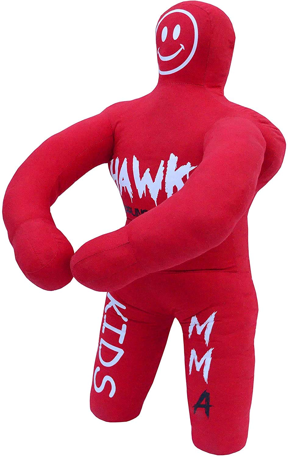 Hawk Sports HWK Kids Grappling Dummy & Baby Wrestling Dummy for Kids Lightweight Life-Size Training Model with Moveable Limbs for MMA, Jiu Jitsu, Judo, Karate, Boxing & Kickboxing - Red