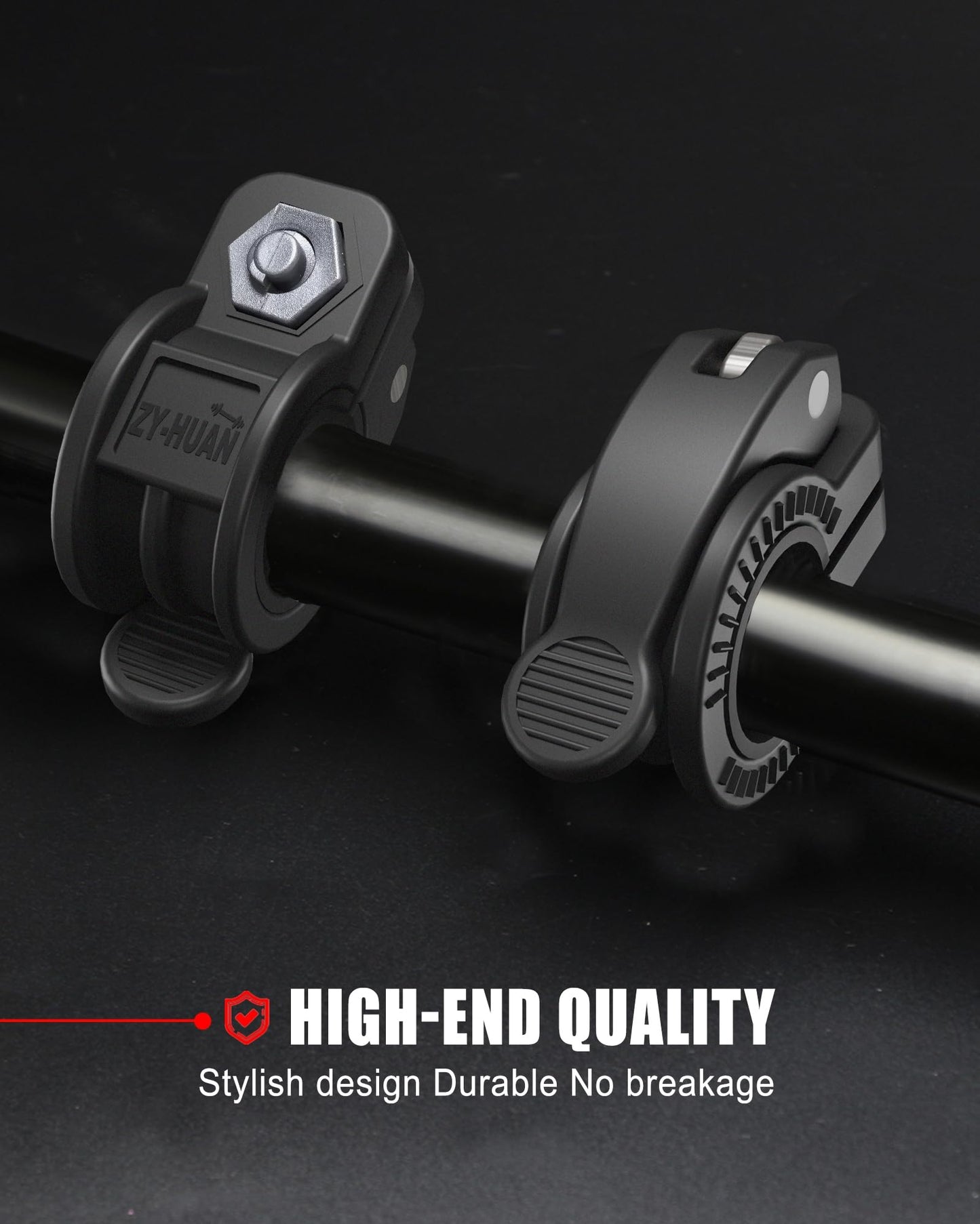 ZY-HUAN mini Barbell Clips 1 inch I Multi-Size Adjustable Barbell Collar I 1 inch Barbell ClampsIQuick Release Weight Clips Pair of Locking for Dumbbell Bar