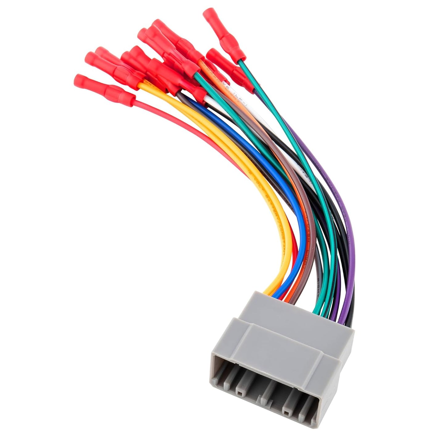 2002-2006, 2001-2007 2000-2006 RED WOLF Stereo Wiring Harness for Dodge Ram Jeep Chrysler w/Wire Connector Butt Install