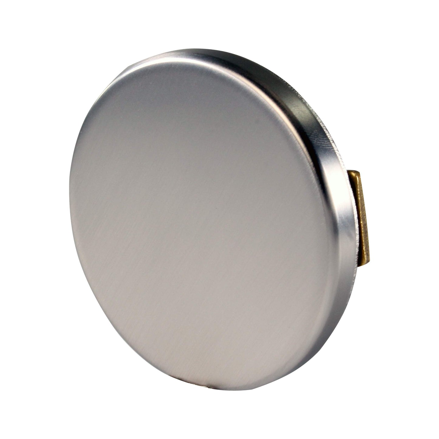 Westbrass 493144HRHBJ-07 Semi-Exposed Tip-Toe Bath Waste & Overflow Assembly with OverflowElbow Ball Joint, Illusionary Faceplate and Sch. 40 ABS Fittings, Satin Nickel