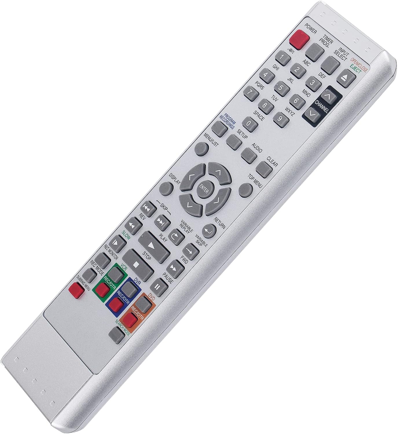ZdalaMit NB308 NB308UD EWH100F Replacement Remote Control Applicable for Emerson HDD DVD Recorder VCR Combo