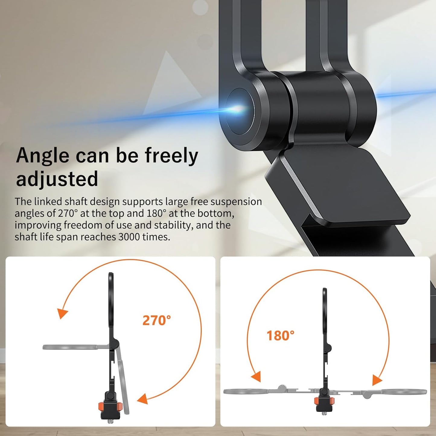 VRIG Express 1/4 3/8" 16 15 14 13 12 VRIG Phone Tripod Mount for MagSafe, Aluminum Magnetic Tripods Phone Mount Adapter