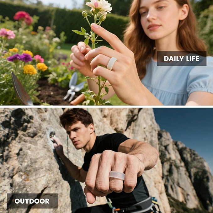 Ultra-Thin Covers Compatible with Oura Ring Gen 4/Oura Gen 3 Cover, Anti-Scratch Elastic Silicone Protector Case Smart Rings Accessories for ULTRAHUMAN Ring AIR Women Men, 4 Pack