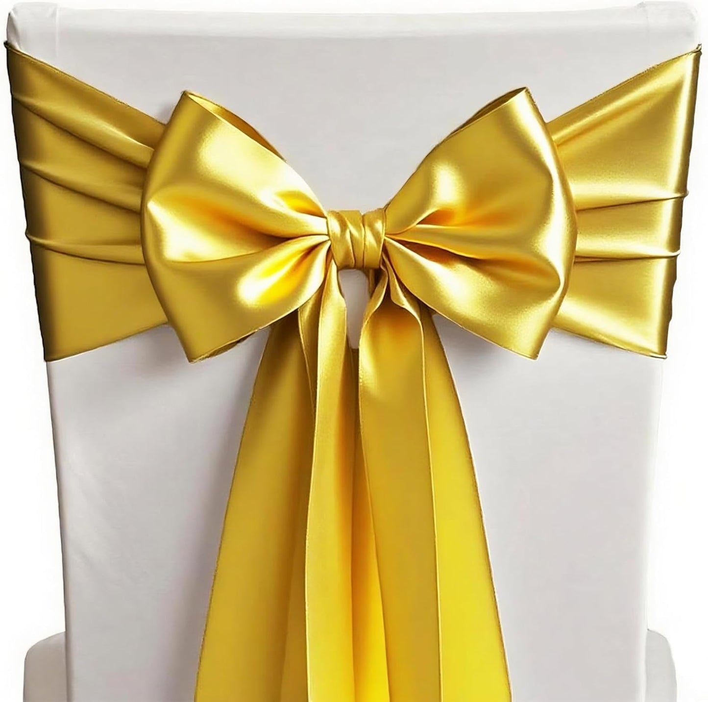 Skiennix Gold Table Runners - 12 X 108 Inches Satin for Weddings, Parties & Events | 10 Pack