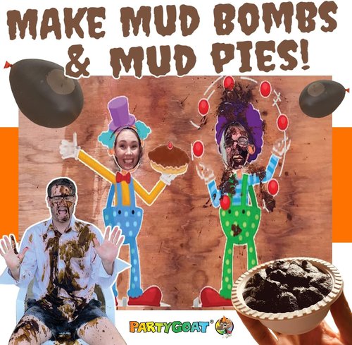 Instant MUD | Safe, Clean Fake Mud for Wrestling, Pies & Fun Runs - Makes 60 Gallons