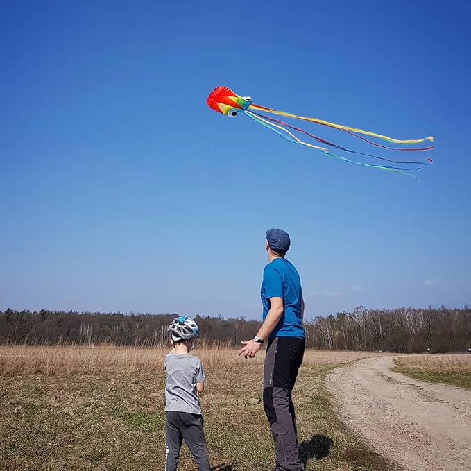 Kites for Kids & Adults, Beach Kites Set for Beginners, Easy to Fly Large Kites Pack for Boys and Girls, Kite String Included, Perfect for Outdoor Activities