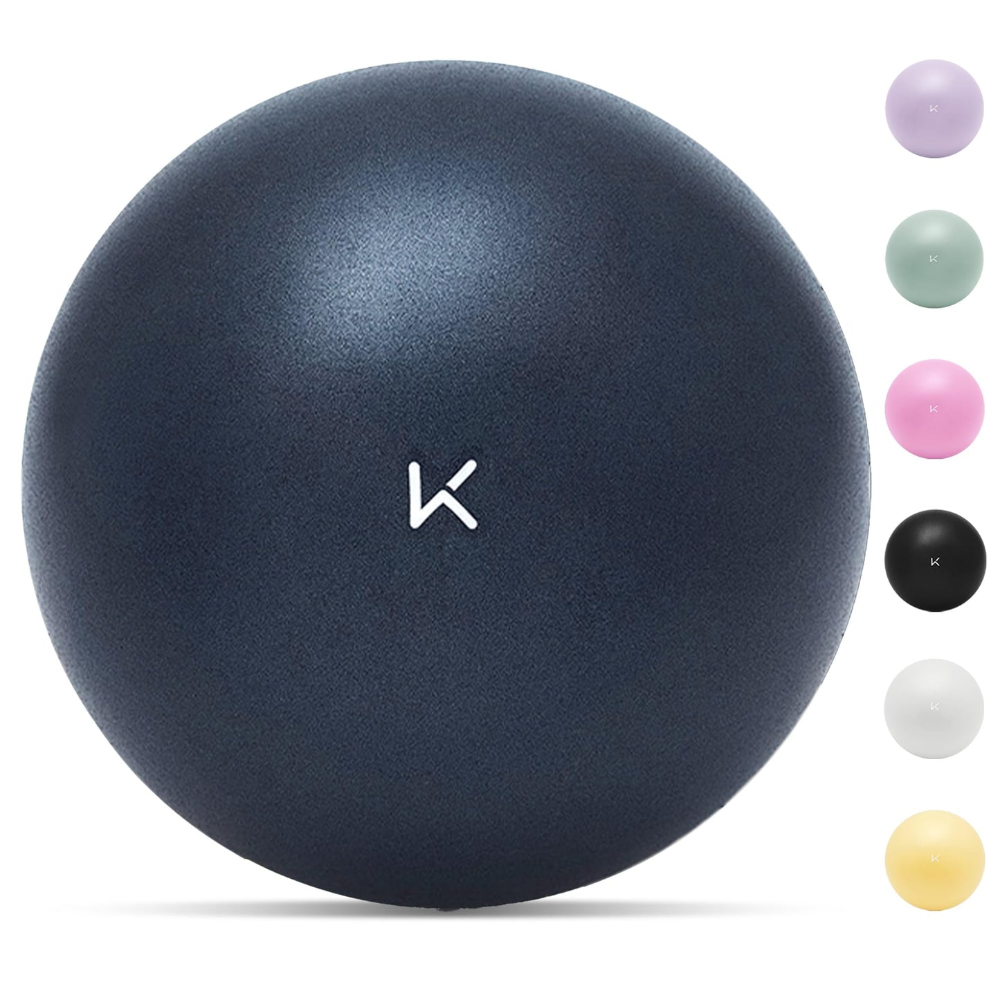KEEP Pilates Ball- Balance Yoga Balls for Working Out, Fitness Ball for Core Strength and Physical Therapy, 25cm, Navy Blue