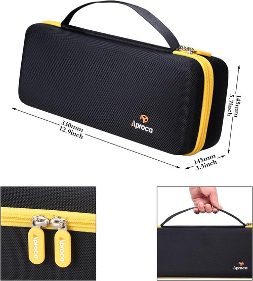 Aproca Hard Storage Case for Fanttik Slim V8/V10 Cordless Car Vacuum - Portable & Durable - Black