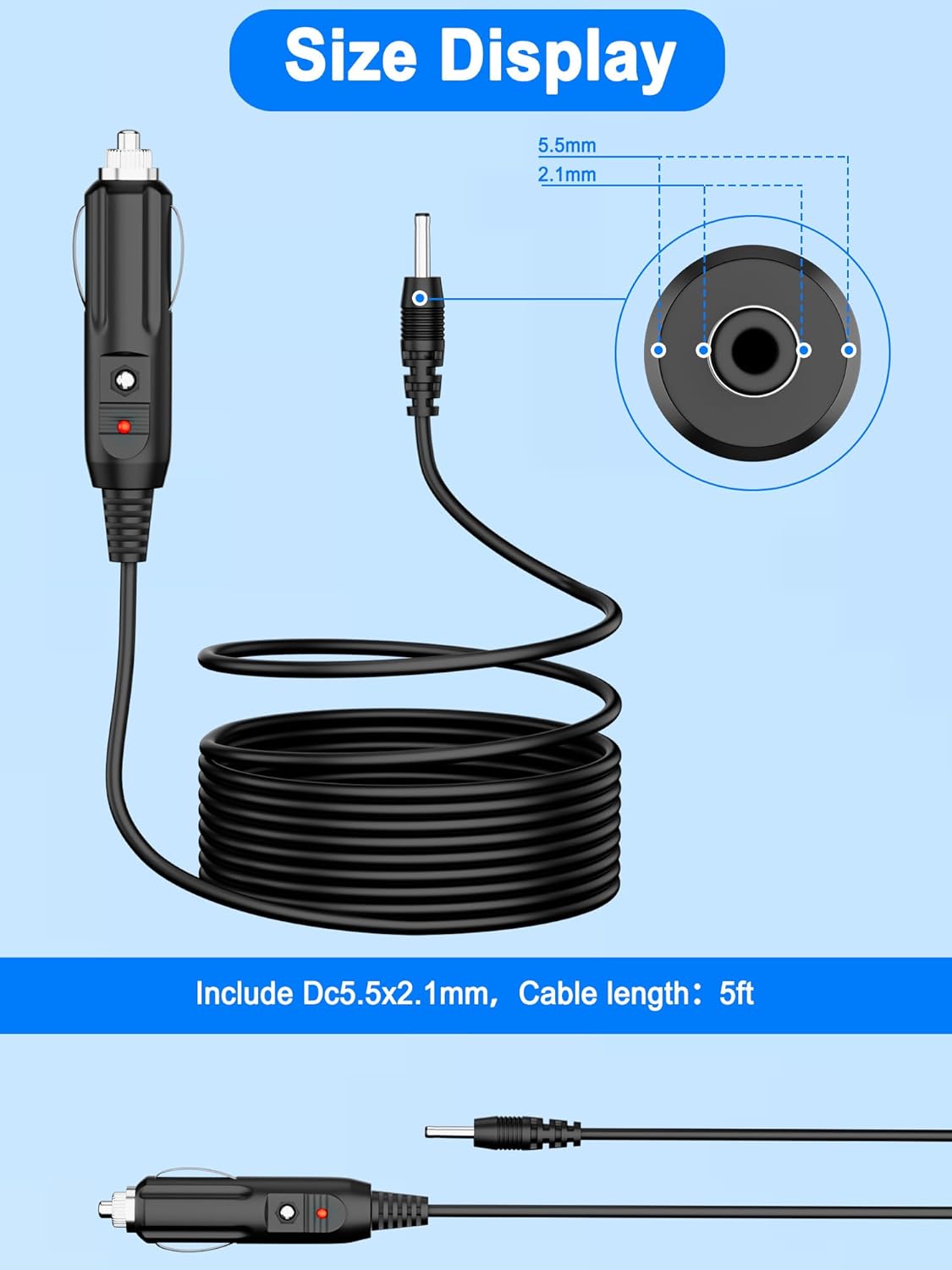XWNV Car Charger Compatible with Flip Portable Wireless Bluetooth Speaker Boat Power