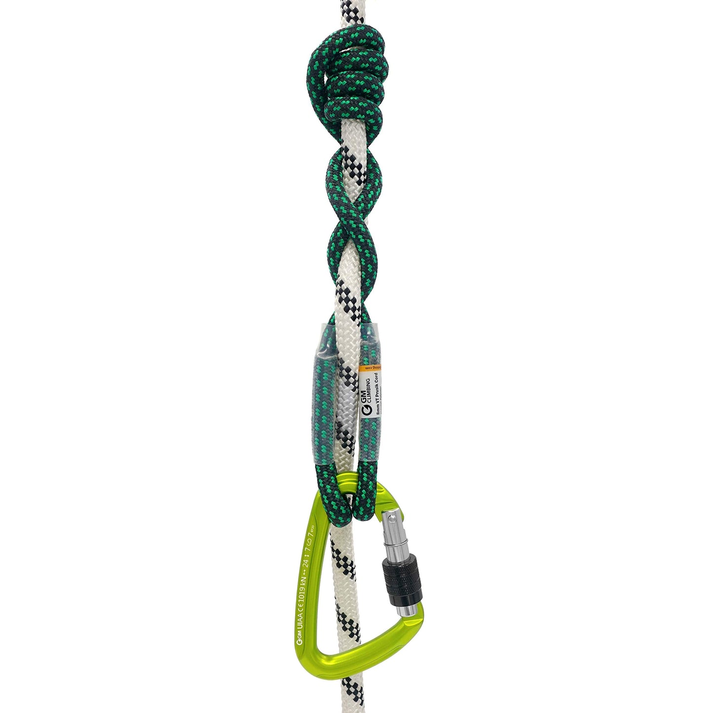 GM CLIMBING 8mm (5/16") Prusik Sewn Eye-to-Eye Pre-Sewn 45 inch