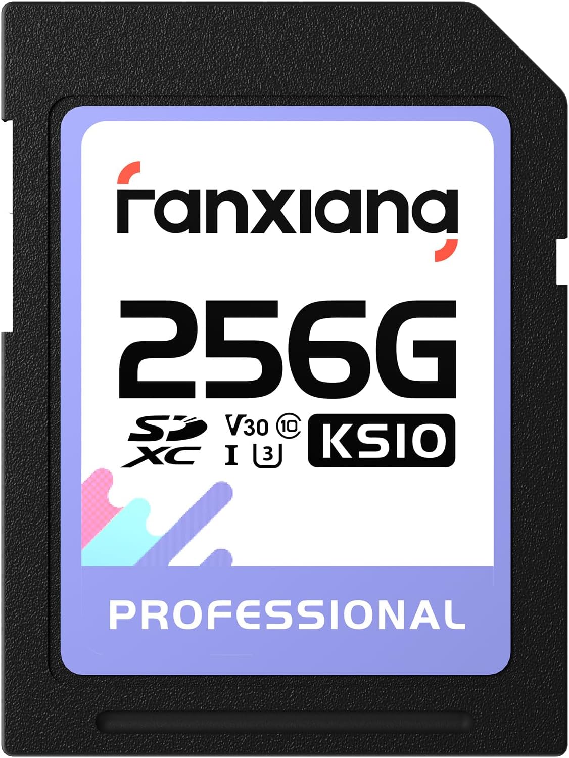 fanxiang 256GB C10, U3, V30, 4K 100/50 SDXC Memory Card SD Card, UHS-I, Full-HD & Video, Up to MB/s Read/Write