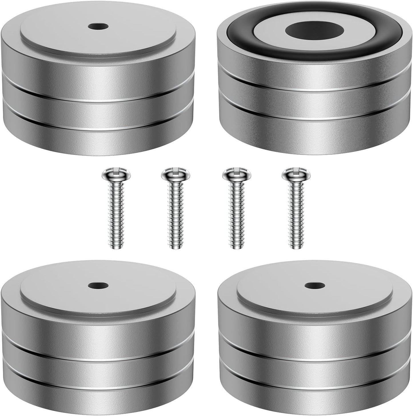 4 Sets Spikes,40x20mm,Shockproof Tertullus High-End HiFi Aluminum Speaker Feet, Shock Base Pad Stand Pad for HiFi