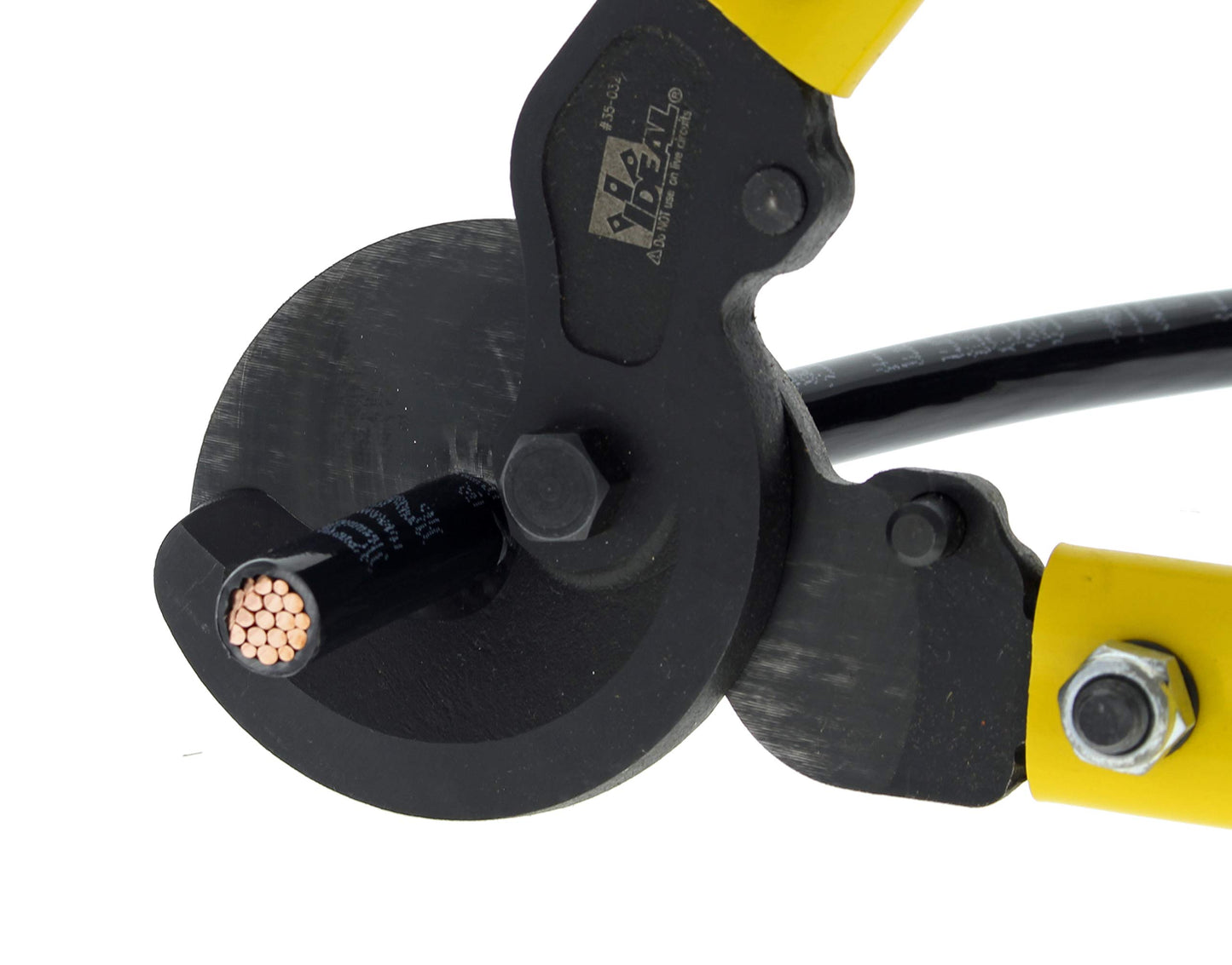 Ideal Electrical 35-032 Long Arm Cable Cutter - 22 in., 500mcm Copper, Aluminum Wire Cutting Tool with Precision-Ground Jaws, Replaceable Blades