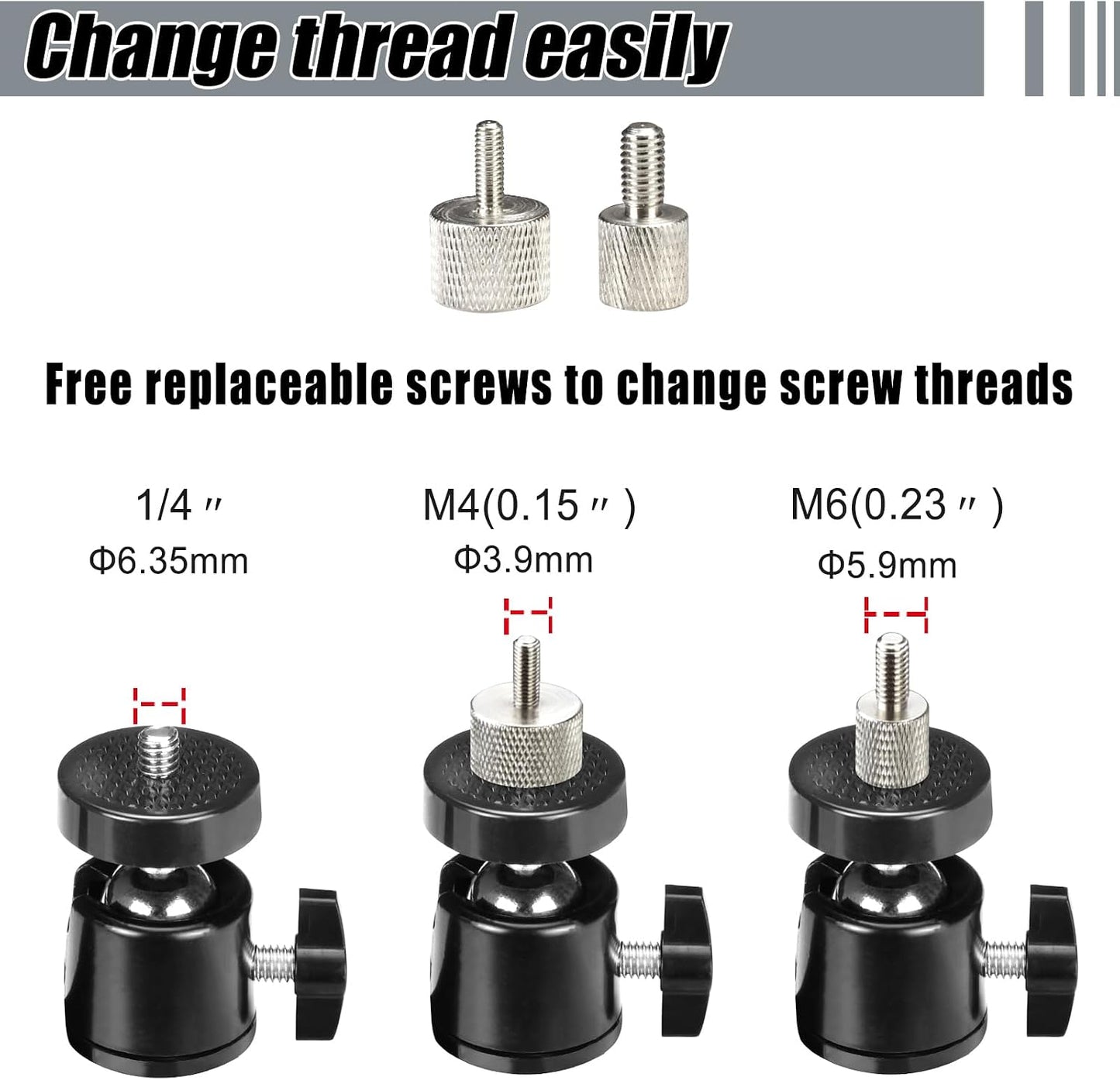 2-Be-Best 7.87IN 20CM 1/4" M4 M6 Projector Wall Mount Mini Projector Mount Length / Wall Projectors Mounts Adjustable