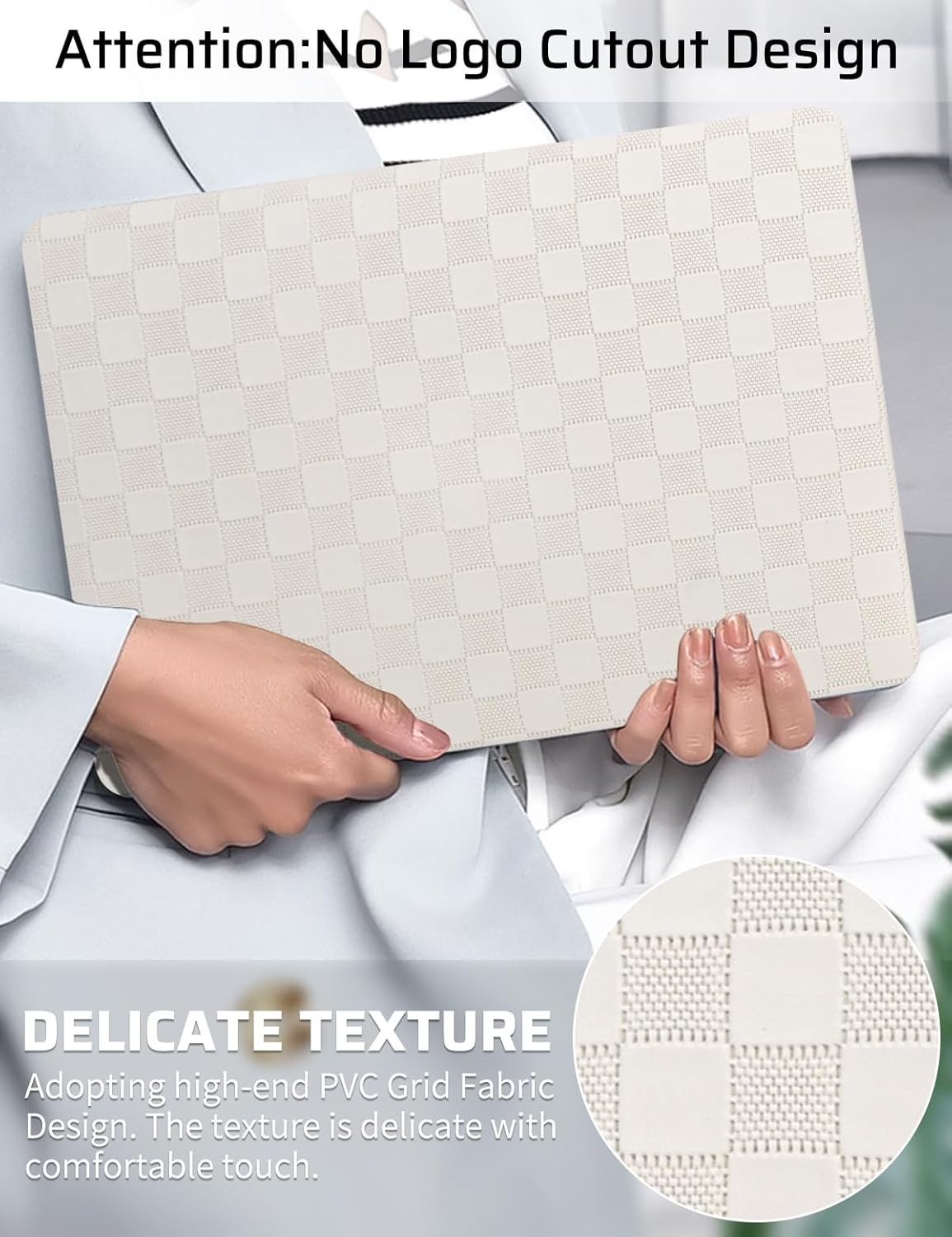Seorsok 13.6 inch M4 M3 M2 2025 2024-2022 A3240 A2681 A3113 Compatible with MacBook Air Case Release Touch ID,Elegant