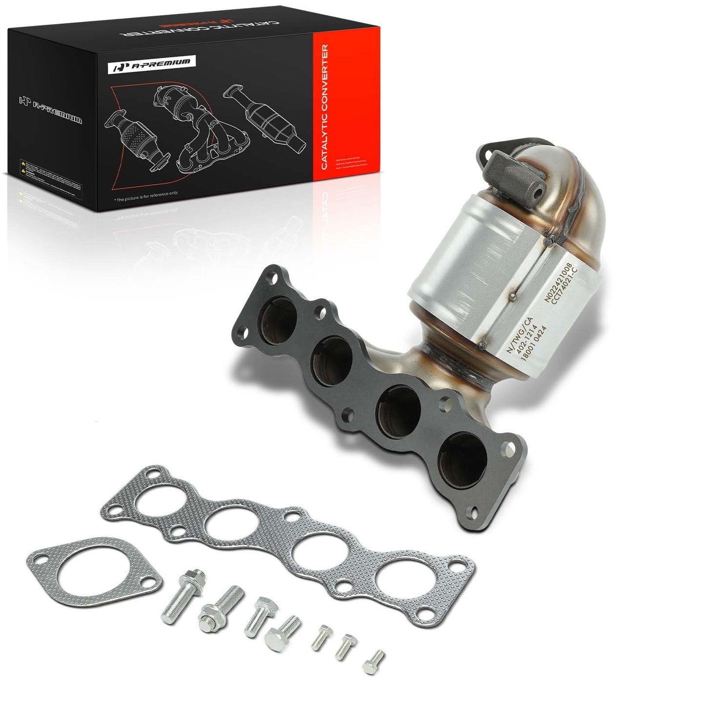 A-Premium Exhaust Manifold Catalytic Converter with Gasket Kit Direct-Fit Compatible with Hyundai Sonata 2015-2019 2.4L & Kia Optima 2016-2020 2.4L, E.P.A. Compliant, Replace# 285102GAV0