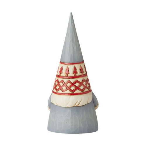 Enesco Jim Shore Heartwood Creek Nordic Noel Tree Hat Gnome God Jul Figurine, 6.1 Inch, Multicolor