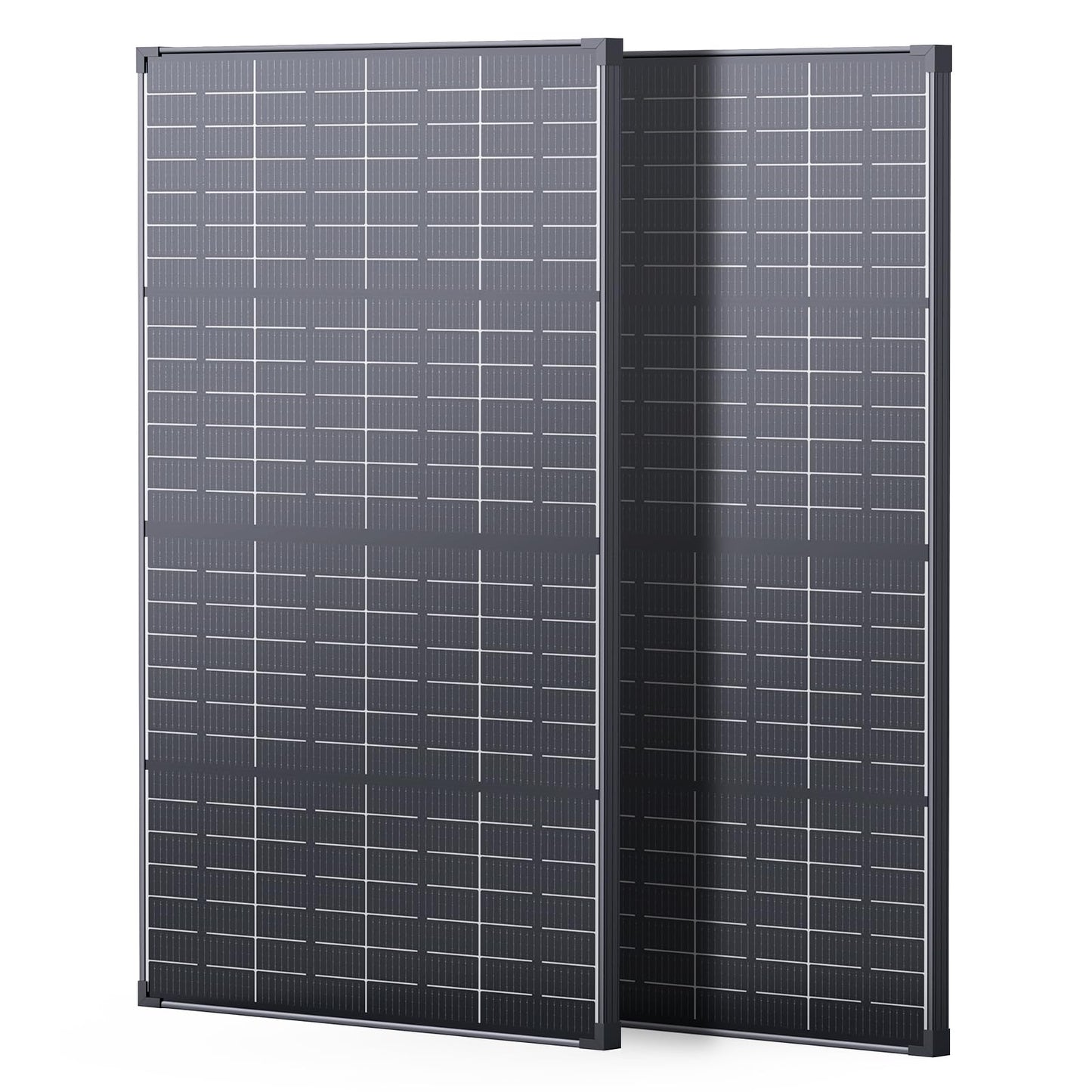 430W Anti-Shading Bifacial Solar Panel,Callsun 2PCS 215 Watt N-Type 16BB Monocrystalline PV Module, Over 25% High Efficiency,Ideal for 12V/24V System,RV,Marine,Portable Power Station,Off-Grid