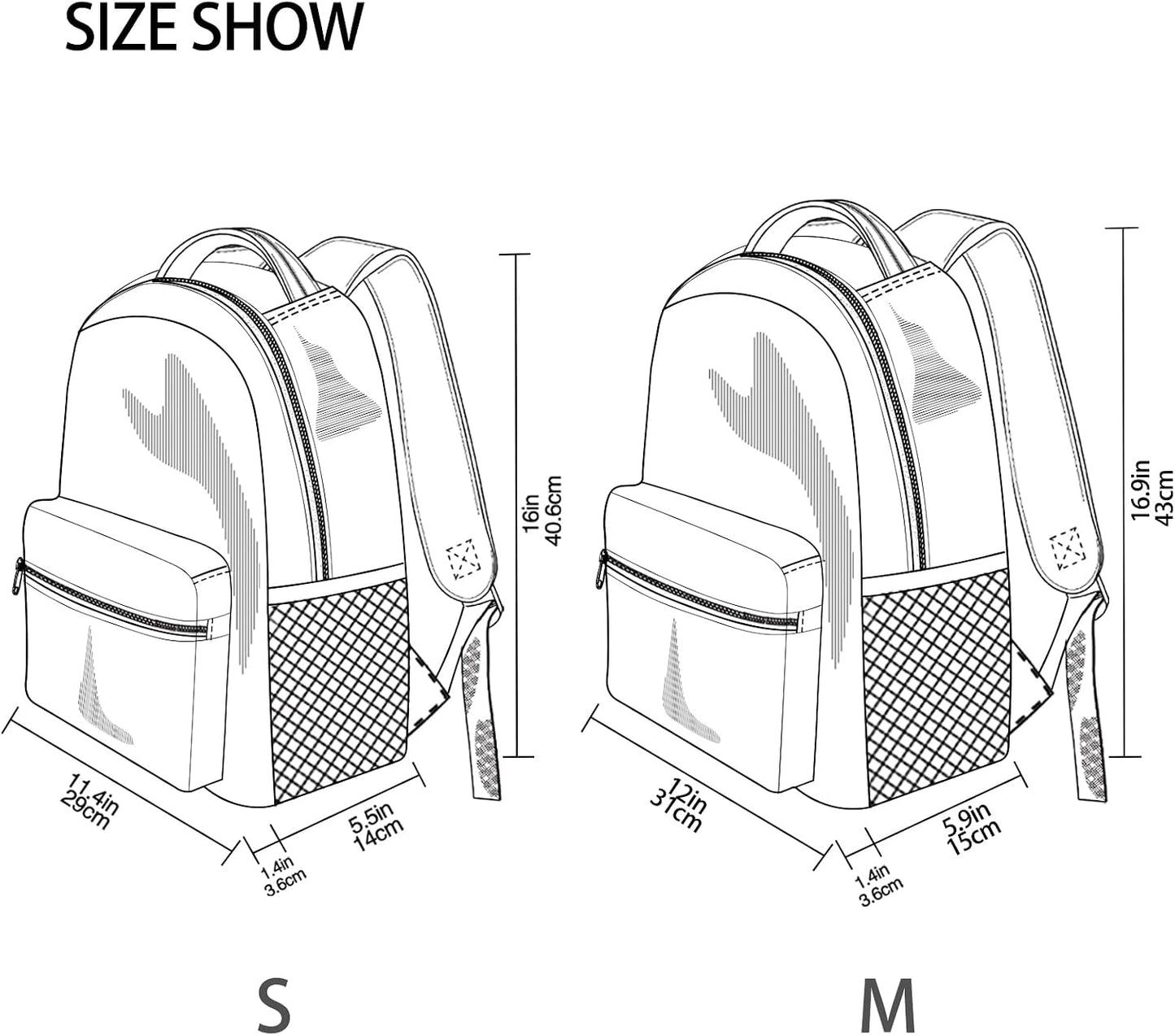 Krafig Backpacks Backpack Daypack Vintage Cute Lobsters Pattern Boys Girls Kids School Bookbag, School Bag Travel