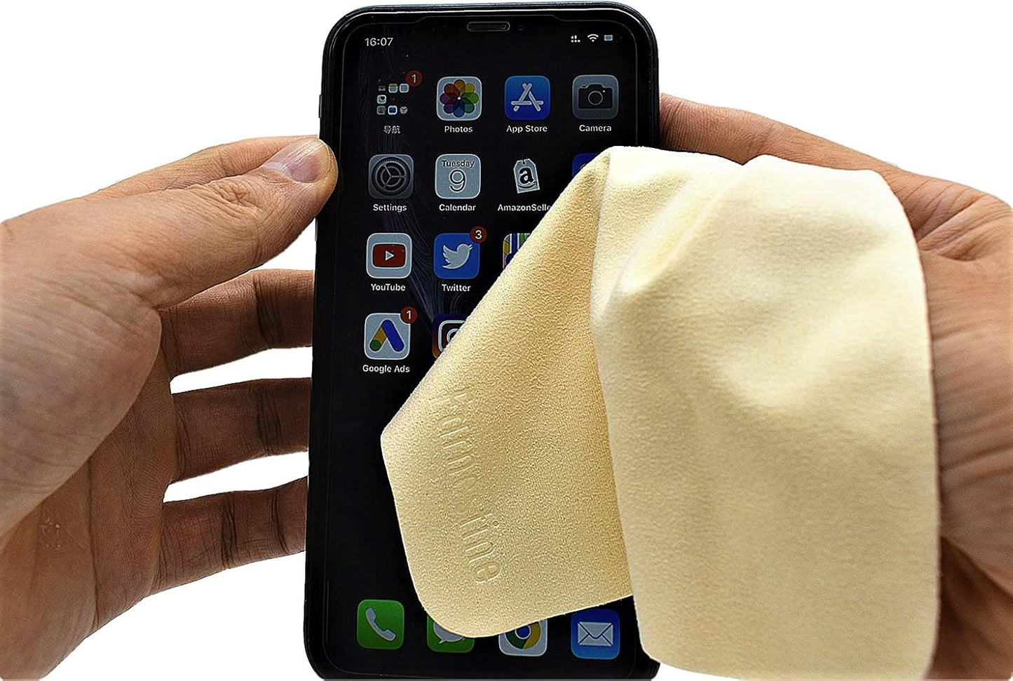 Earnestine 10 Pack 6" 7" x Premium Thick Microfiber Eyeglasses Cleaning Cloth for Glasses,Safe No Color Bleeding