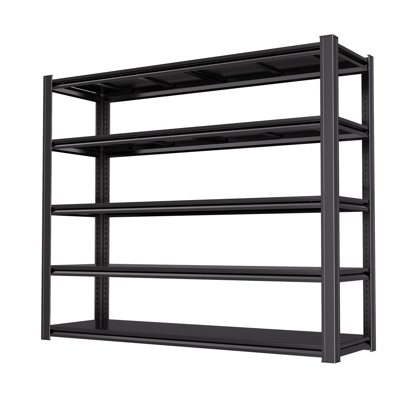 72"H Garage Shelving Heavy Duty Storage Shelves 3500 LBS Adjustable Metal Shelving Uints and Storage for Garage,Warehouse,School,Commercial,Business,62 "W x 24 "D x 72 "H (5T 72*62*24)