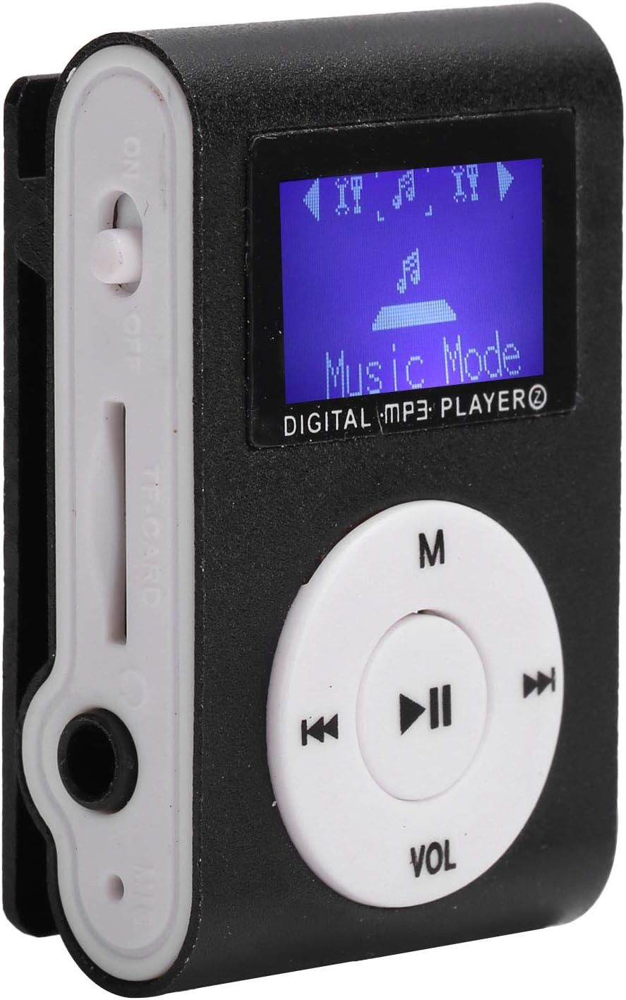 MP3 MP3 MP3 Zyyini Player, Portable LCD Mini Screen Player Digital Player with Sports BackClip Player