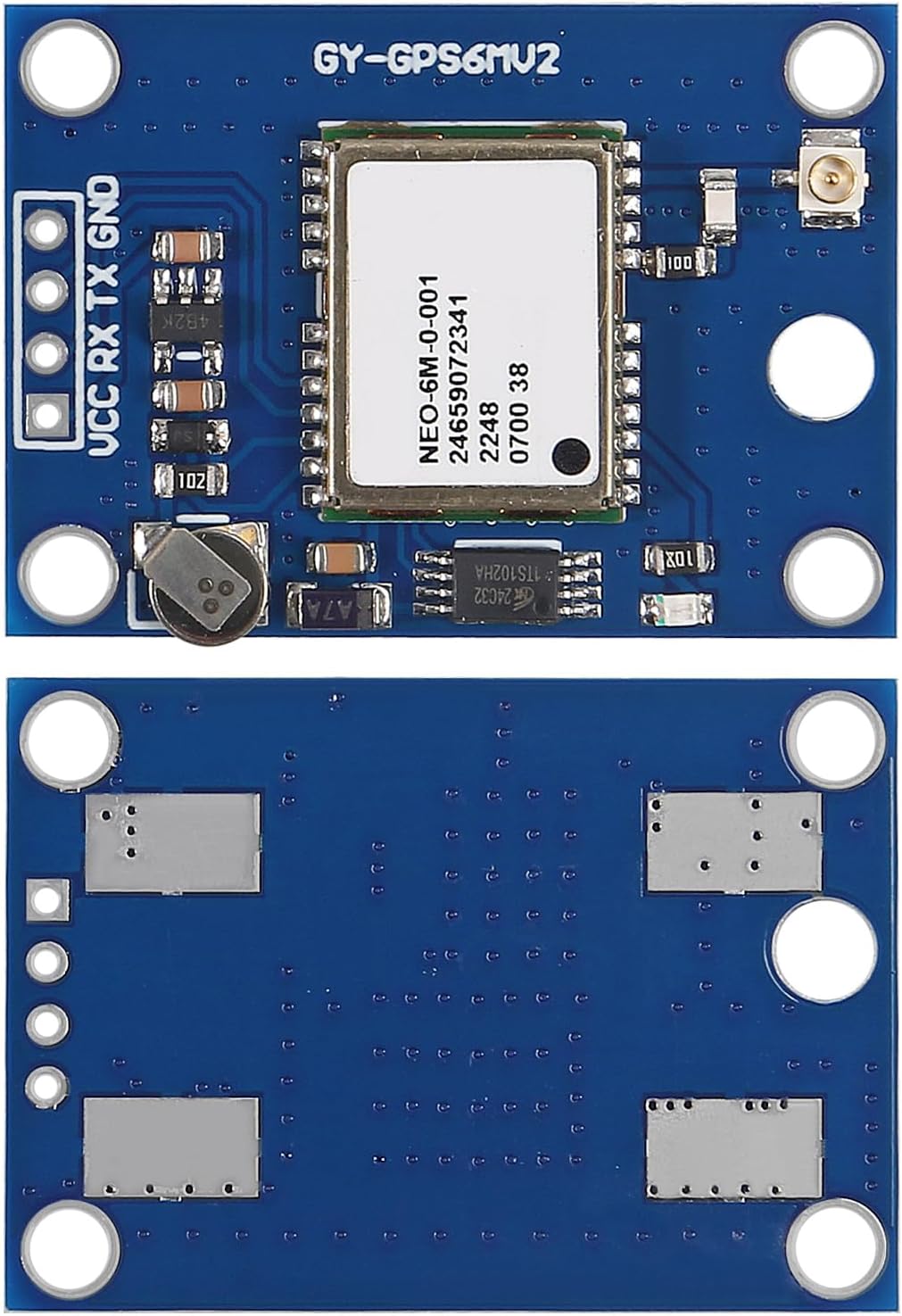 Coliao 2pcs GY-NEO6MV2 NEO-6M NEO6MV2 APM2.5 2.5 GPS Module with Flight Control EEPROM MWC Large Antenna for EEPROM APM