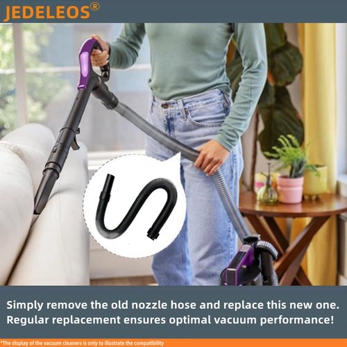 JEDELEOS Replacement Hose for BISSELL 2252 2253 2254 22543 2255 2256 2258 2259 2260 2316 2486 2487 2489 1831 Powerlifter and CleanView Swivel Rewind Pet Vacuum Cleaner, Replace Part 203-8049