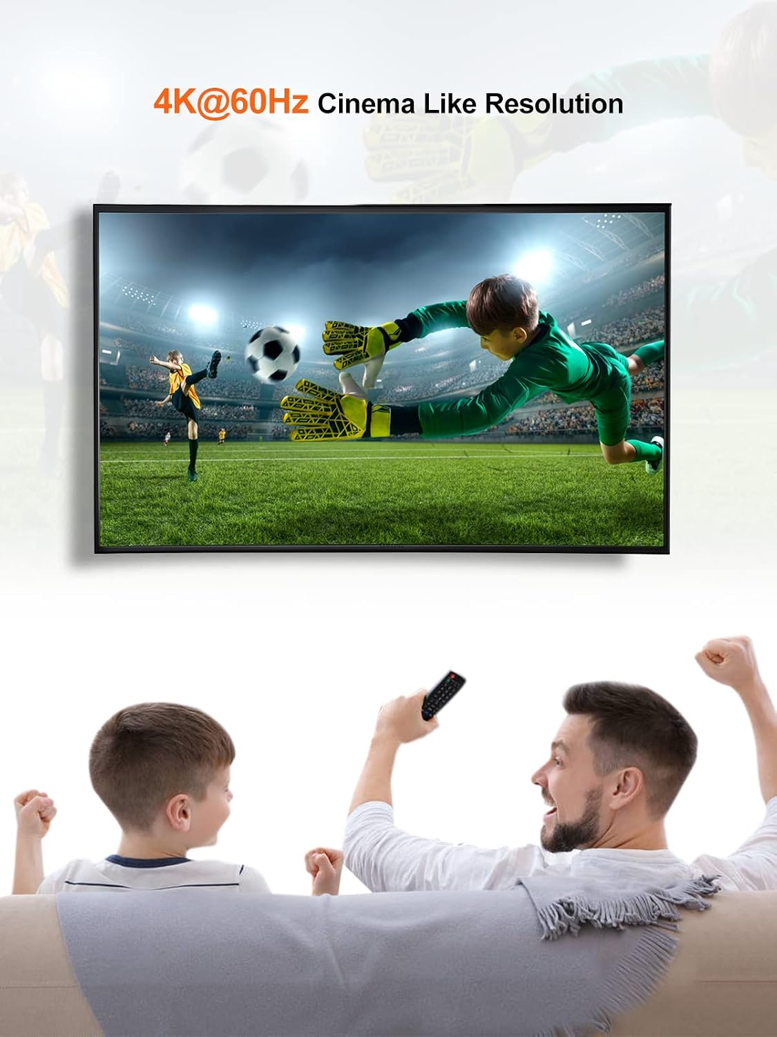 4K 270 4K@60HZ 6ft CableCreation HDMI Cable Right Angle Degree Upward - Supports Ultra HD for Gaming, Streaming