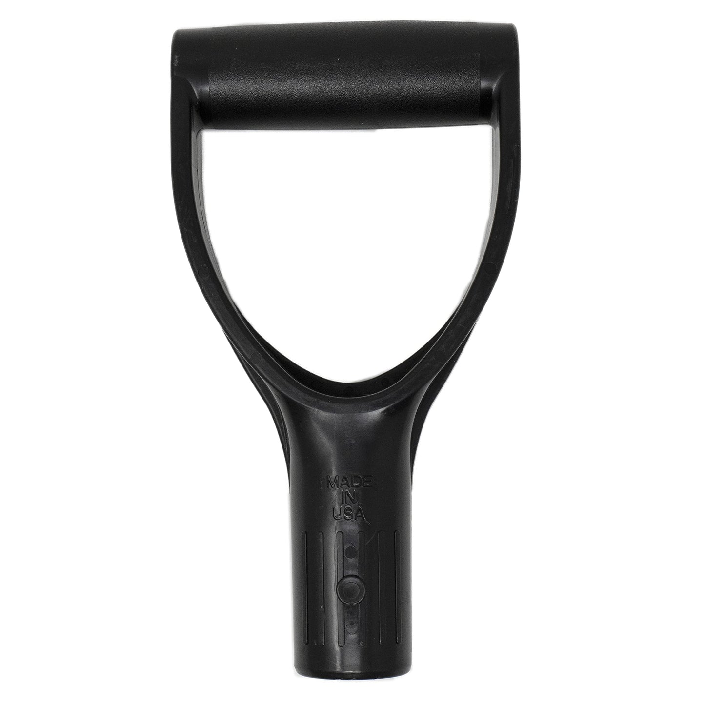 Forest Hill Made in USA D Grip Replacement Handle - 1 Screw Hole, 1.26-inch / 32mm Inner Diameter Mount, Comfortable Wide Grip, Heavy Duty No-Break Polypropylene Co-Polymer (Black)