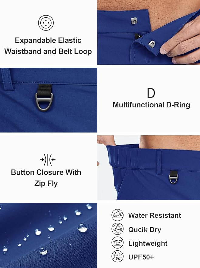NORTHYARD Men's Cargo Hiking Shorts 9" Lightweight Outdoor Tactical Work Camping Sport Golf Casual Travel Fishing Multipocket