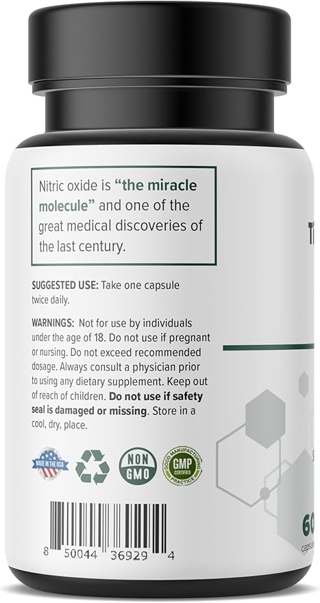 Offers Tissue Restore Complex, Circulation & Recovery Support with Nitric Oxide, A Natural Healing Support Supplement, 60 Capsules