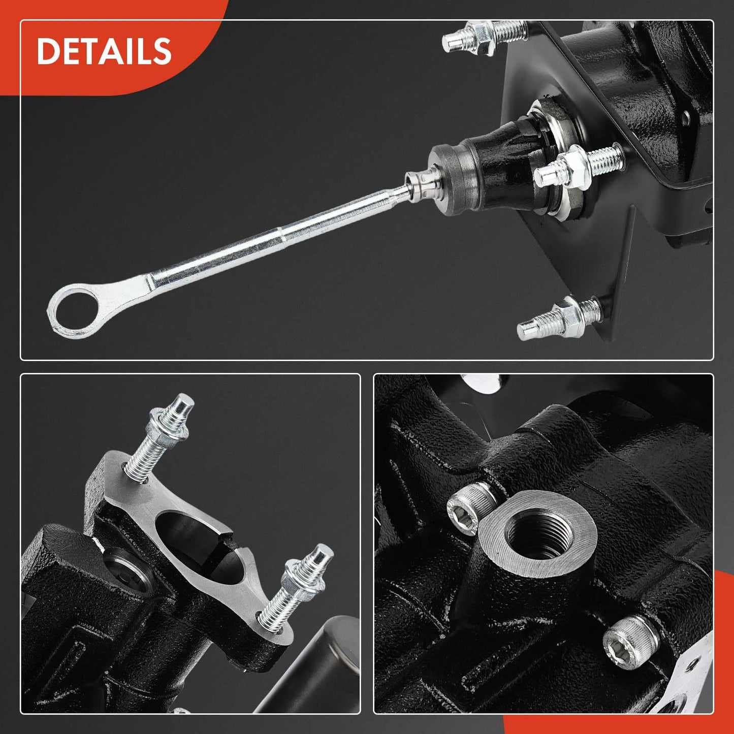 A-Premium Hydraulic Power Brake Booster Compatible with GMC G2500 1994-1995, G3500 1994-1996 & Chevrolet G20 1994-1995, G30 1994-1996