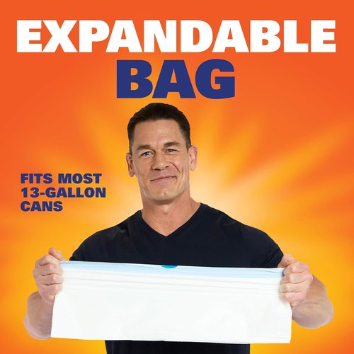 Hefty Ultra Strong Kitchen Trash Bags - Clean Burst Scent, 13 Gallon, 40 Count