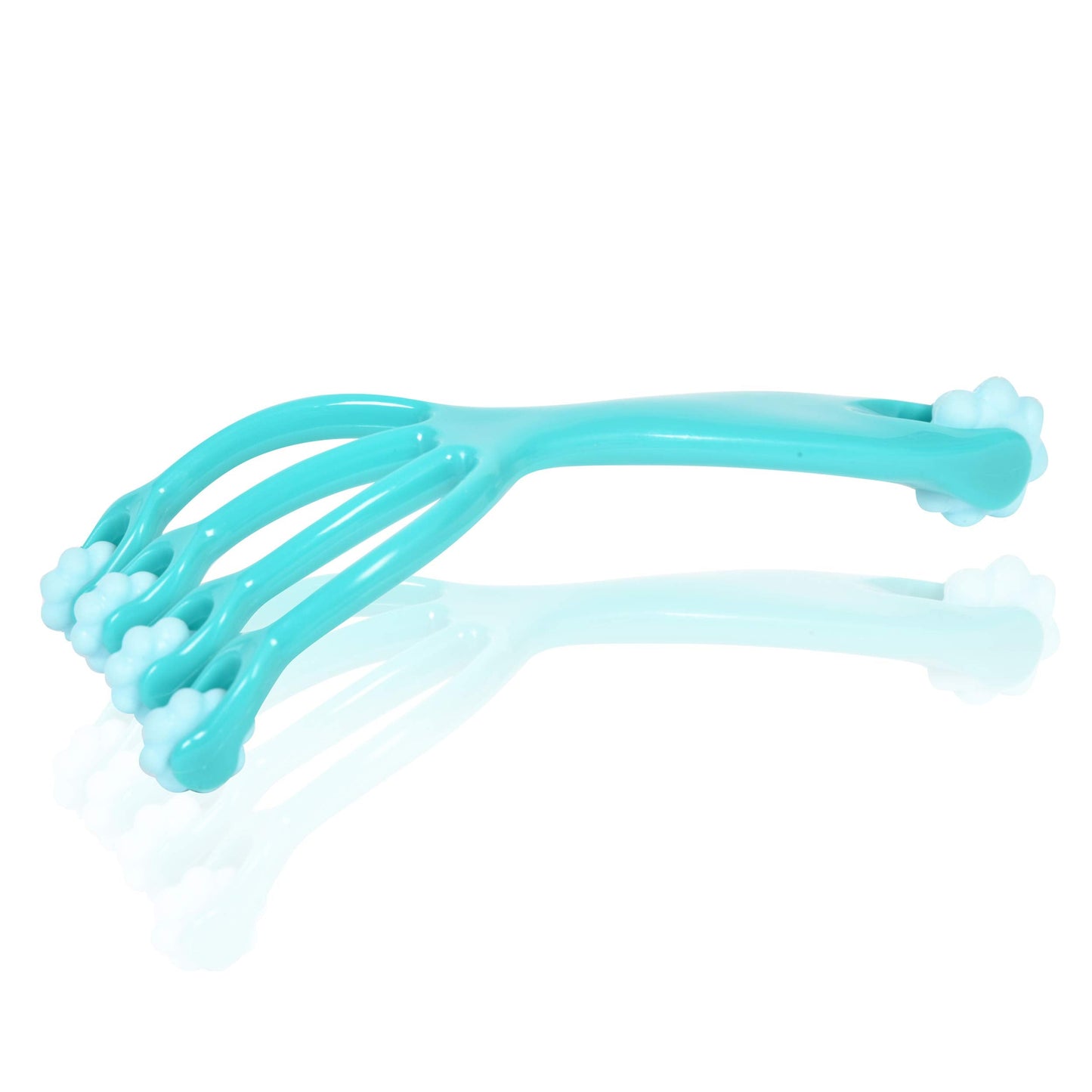 BioSwiss Claw Massage Roller, Handheld Muscle Massager with 5 Rotating Heads for Back, Legs, and Shoulder