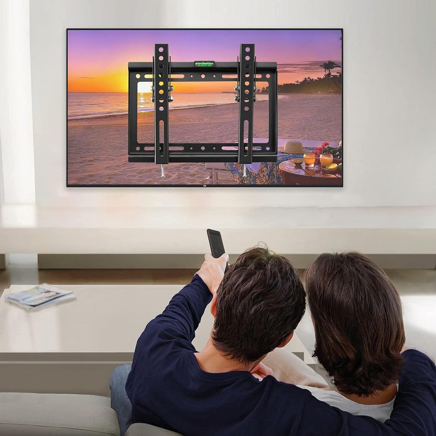 suptek 14-42 inch 200x200mm 55lbs 8" (MT3202) Tilt TV Wall Mount Bracket for Most LED, LCD and Plasma TV Mount with Max