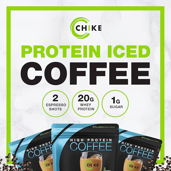 Chike High Protein Iced Coffee, Original, 14 Servings (15.1 Ounce)