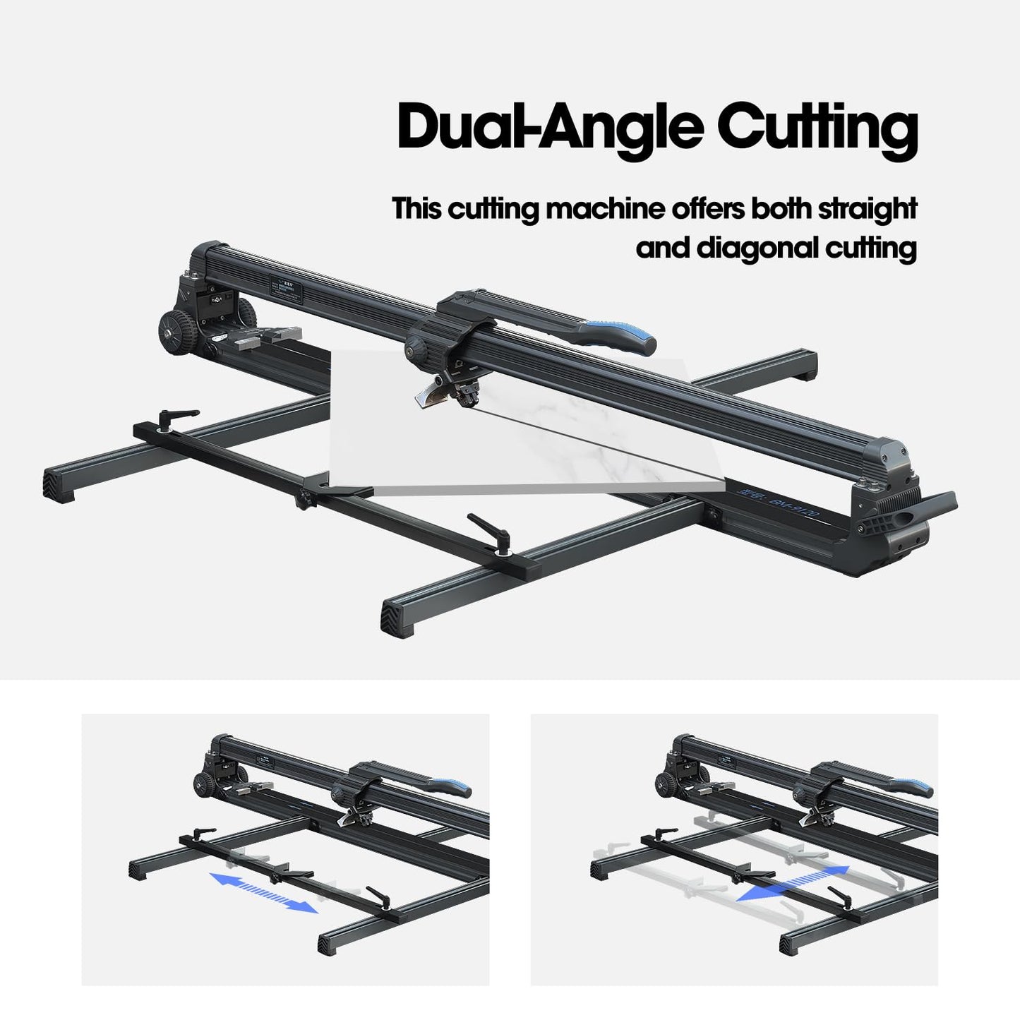 48 Inch Large Manual Tile Cutter,Professional-grade tile cutting tools,for Porcelain Ceramic (48 inch)
