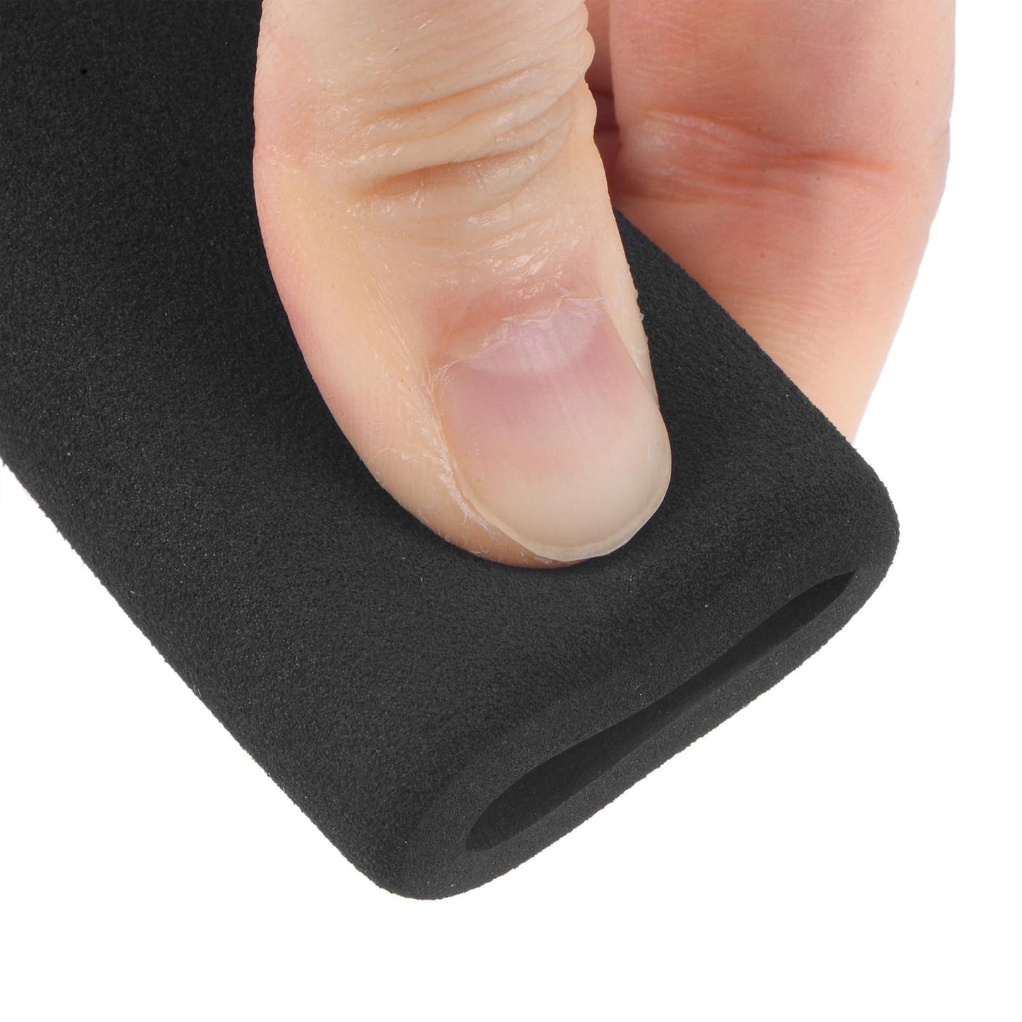 uxcell 2pcs Foam Tubing for Handle Grip Support, Pipe Insulation, 25mm(1 Inch) ID 35mm OD 195mm Black