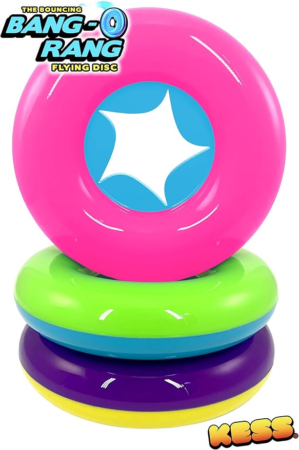 KESS Bang-o-rang The Innovative Bouncing Flying Disc, Perfect for Indoor & Outdoor Play