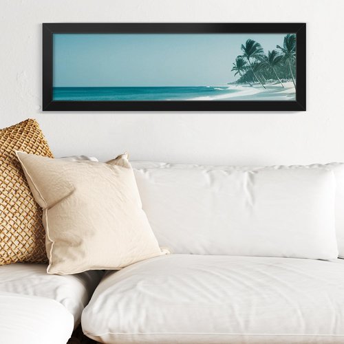 LaVie Home 8x24 Picture Frame - Classic Black Wall Display Frame with HD Plexiglass | Vertical & Horizontal Use