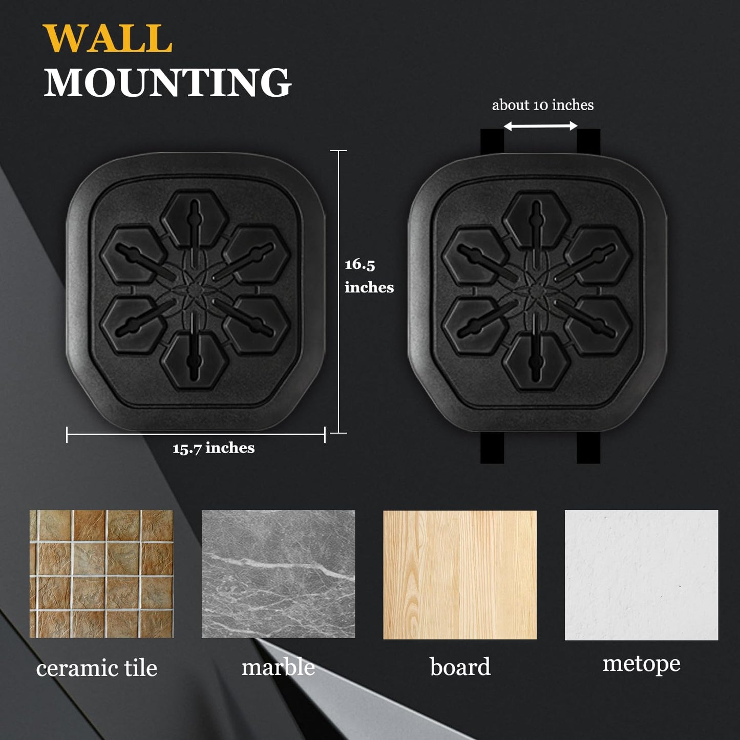 Haigang Smart Music Boxing Machine, Bluetooth Boxing Punching Game, Musical Workout Equipment, Wall Mount Home Trainning Boxing Target for Adult Kids with Storages, Gloves, Wristband