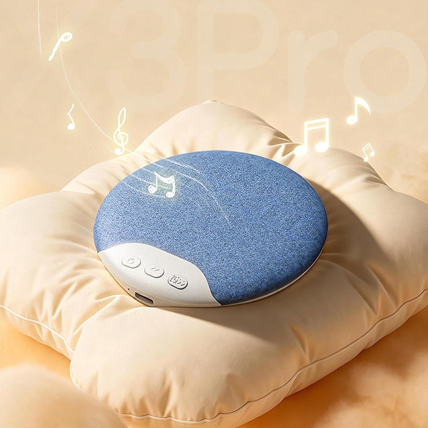 Generic 200mAh, Flat Under Pillow Speakers, Flat Bone Conduction Design, Sleep Pillow Speaker, White Noise Sleep Timer