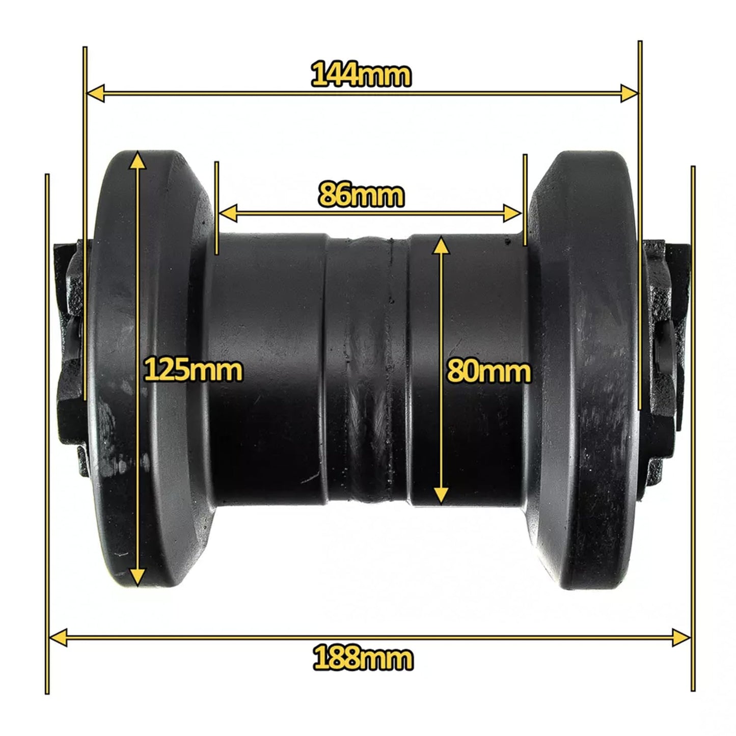 Korelox Bottom Track Roller Replacement for Kubota KX040-4 Mini Excavator Undercarriage
