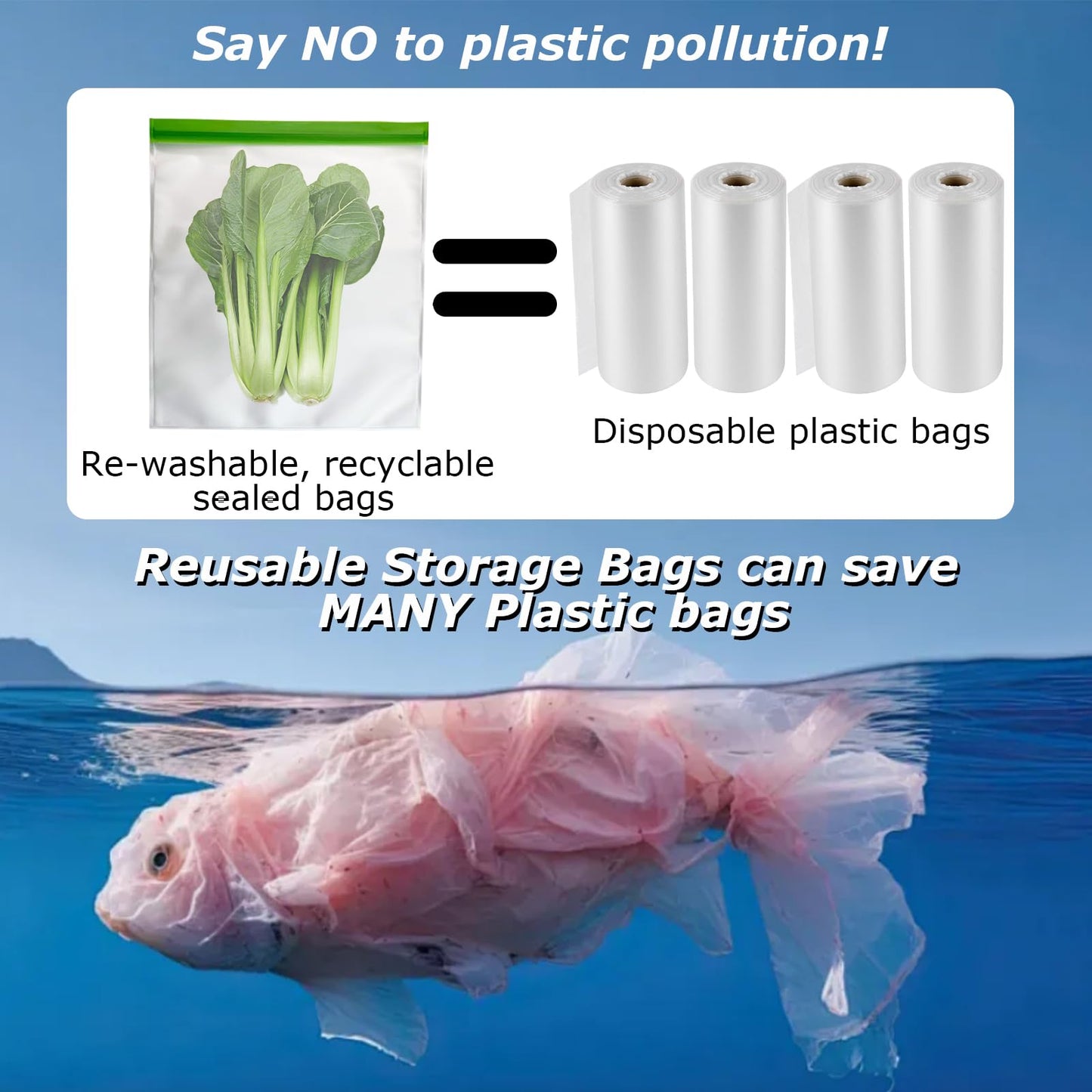 TAINESS Odor Proof Storage Bags Reusable Bear Bags for Food Backpacking No-Odor Zipper Barrier Bags Fit Home Organization, Food Storage,Freezer Safe (5p-8.5x10in)