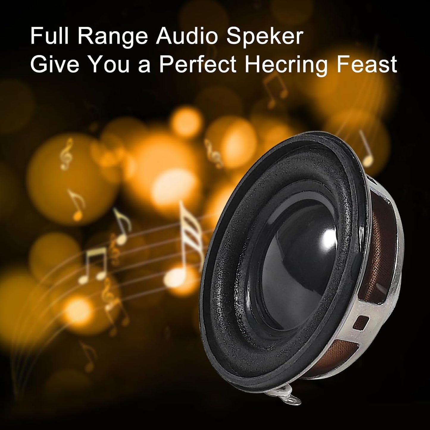 DWEII 6Pcs 1.5Inch 40MM 4ohm 3W Mini Portable Speakers Full Frequency Stereo Sound Small HiFi Speaker