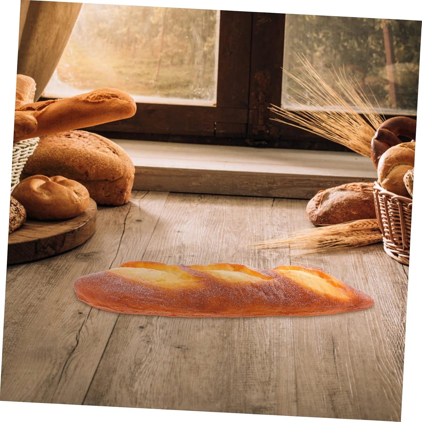 SUPVOX Artificial Bread Model Decor for Bakery Display Chic Faux Baguette Ornament Realistic Food Prop for Home