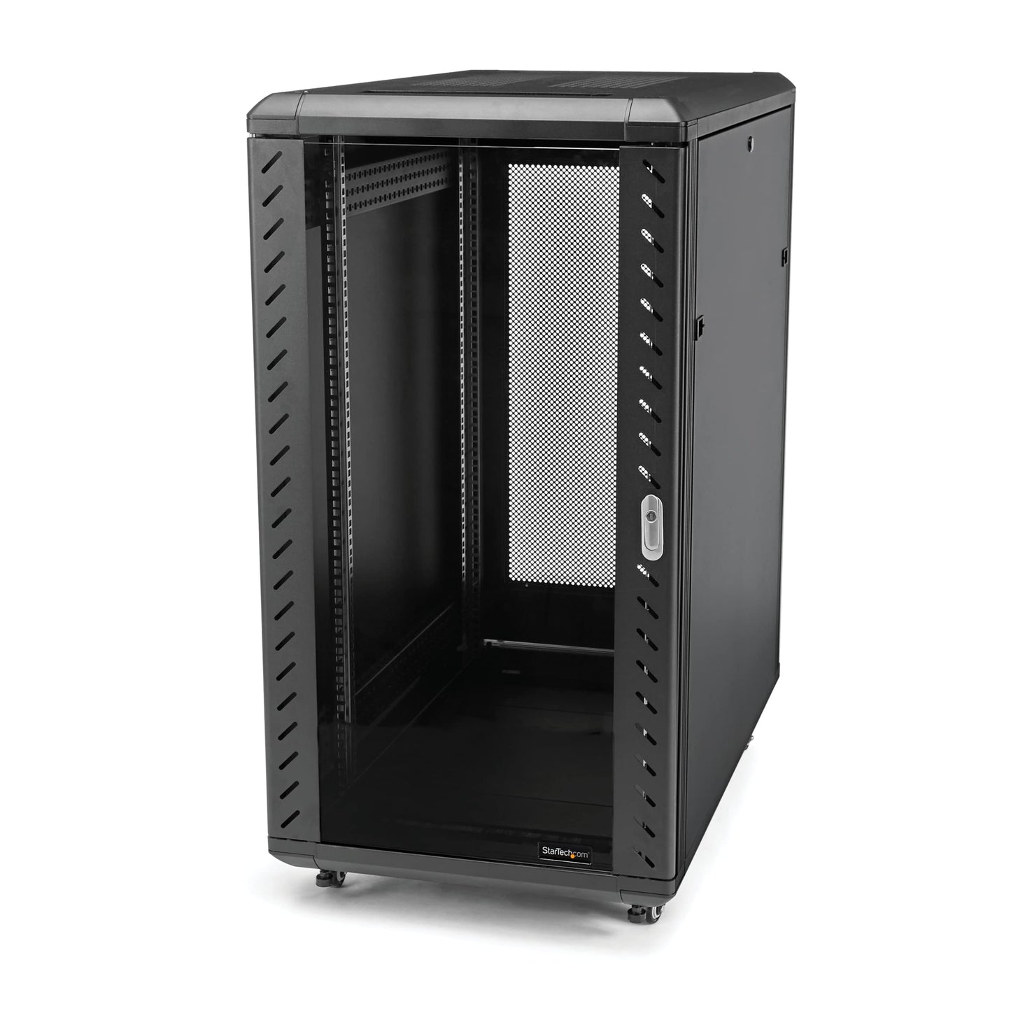 StarTech 22U Enterprise-Grade Server Rack Cabinet, 19in Enclosed 4-Post Rack with 33in (83cm) Mounting Depth and 1764lb (800kg) Weight Capacity