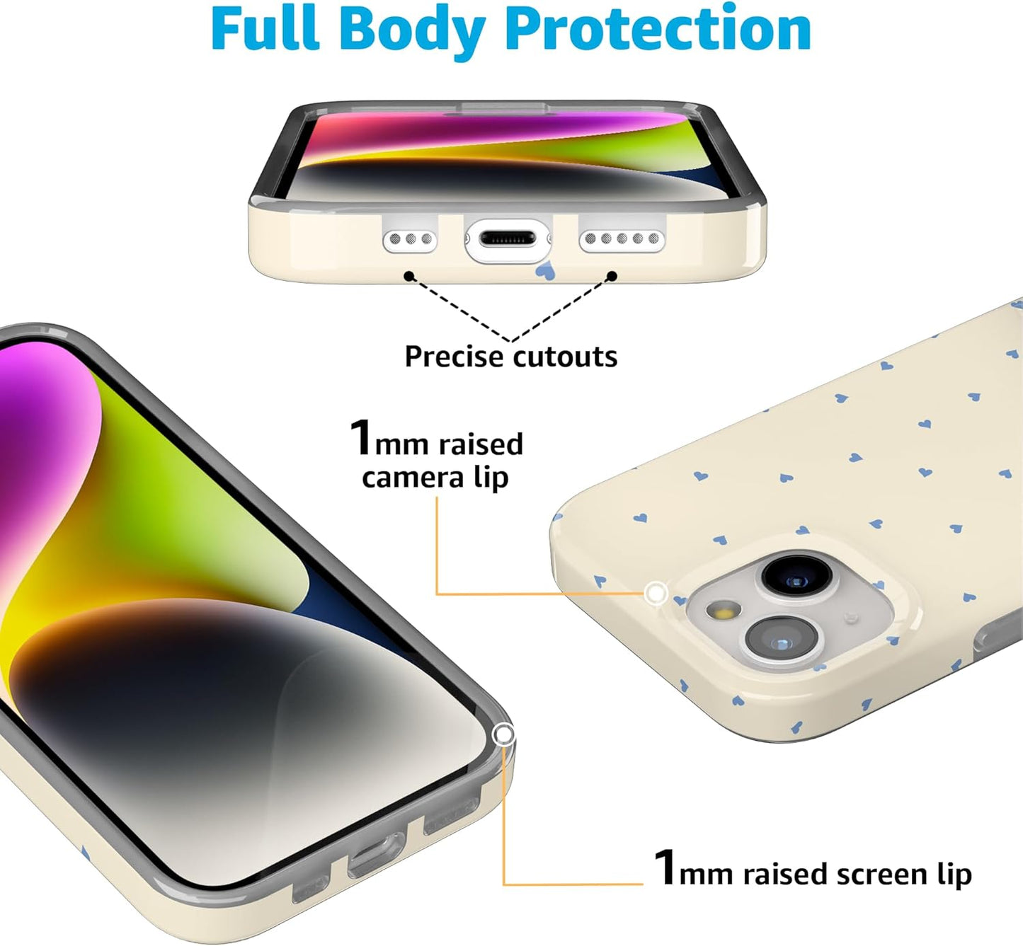 Casely 15 iPhone Case | I'm Yours | Tiny Hearts | Compatible with MagSafe | Classic Ultra Slim Design