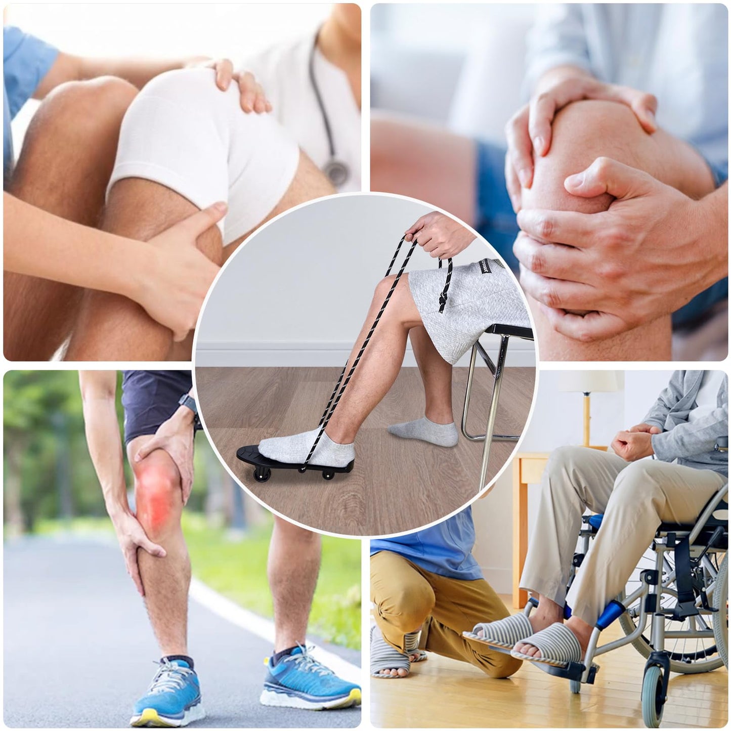 Generturbo Knee Glider for Knee Replacement Recovery Aids, Knee Surgery Recovery Equipment, Increasing Range of Motion and Stretches Knees, Exercise Tool for PCL, ACL Recovery Must Haves
